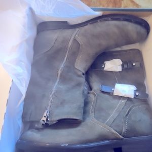 OTBT Mid Shaft Moto Boot